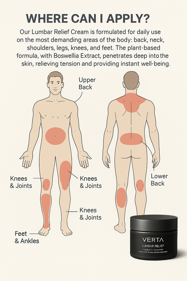VERTA® LUMBAR RELIEF: Fast-Acting Joint & Back Pain Relief Cream