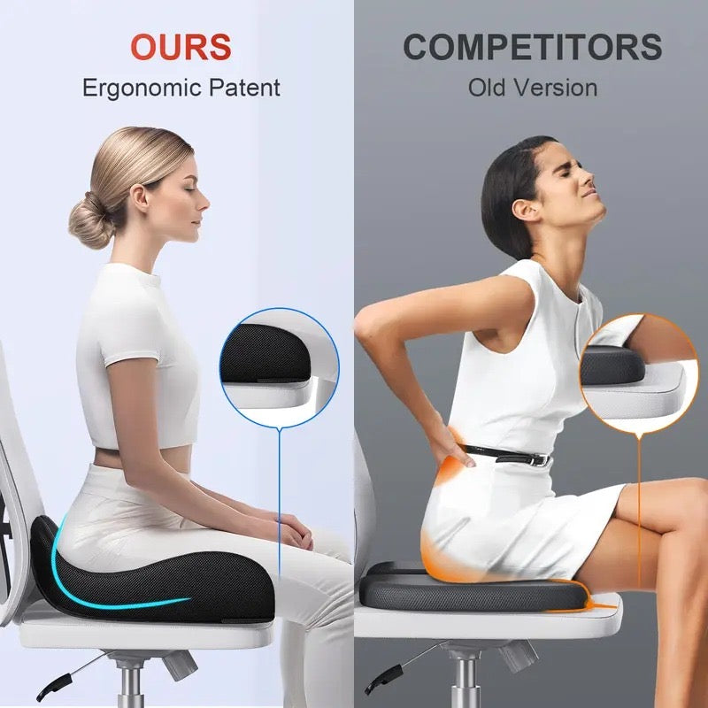 Vertaease™ Back Support Cushion – Relieve Back Pain in Minutes