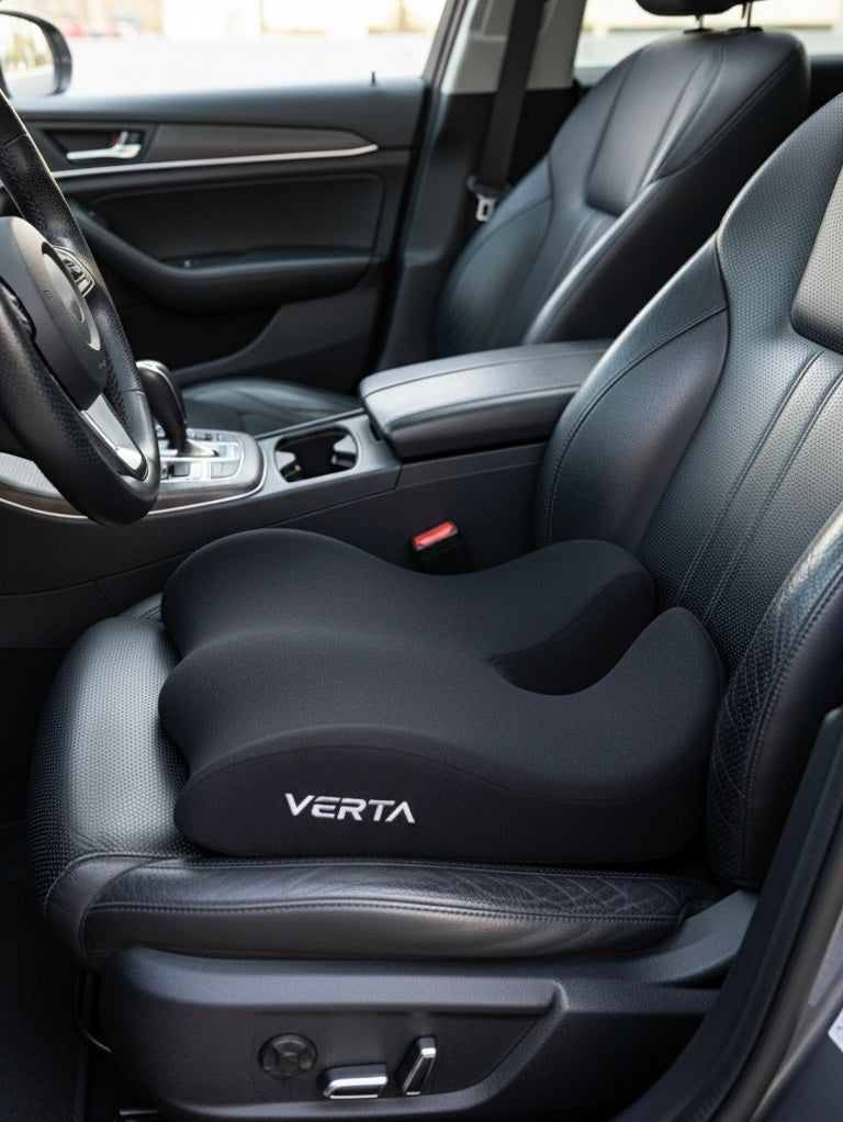VertaEase™ Ergonomic Memory Foam Seat Cushion