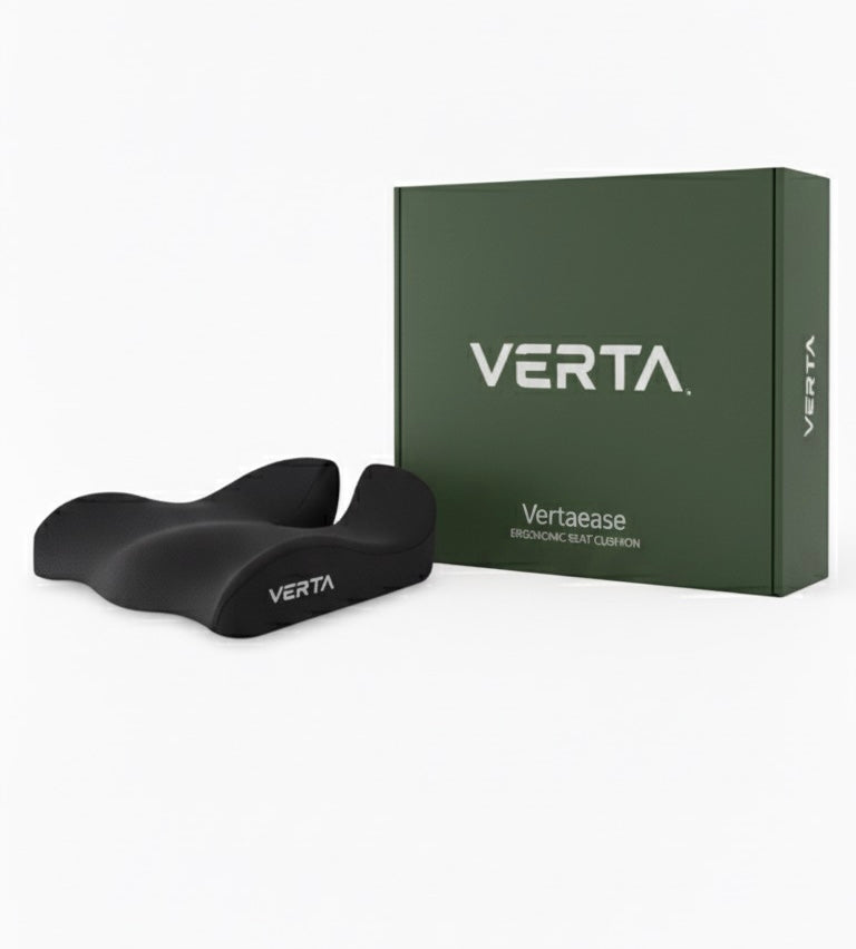 VertaEase™ Ergonomic Memory Foam Seat Cushion