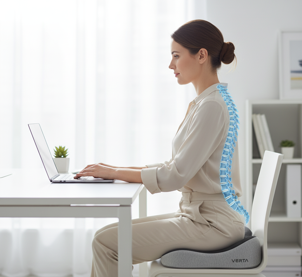 Vertaease™ Back Support Cushion – Relieve Back Pain in Minutes