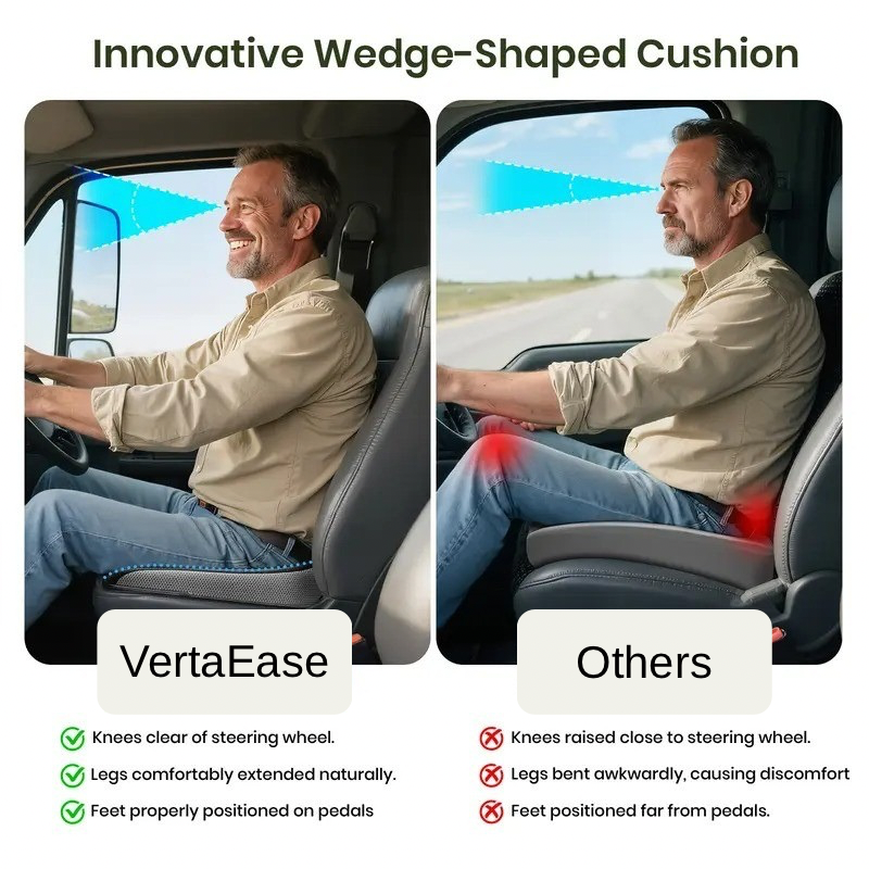 Vertaease™ Back Support Cushion – Relieve Back Pain in Minutes