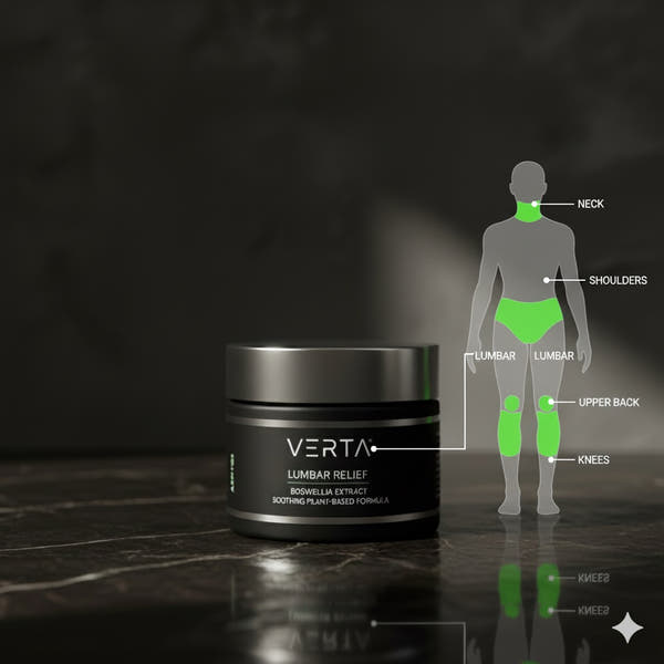VERTA® LUMBAR RELIEF: Fast-Acting Joint & Back Pain Relief Cream