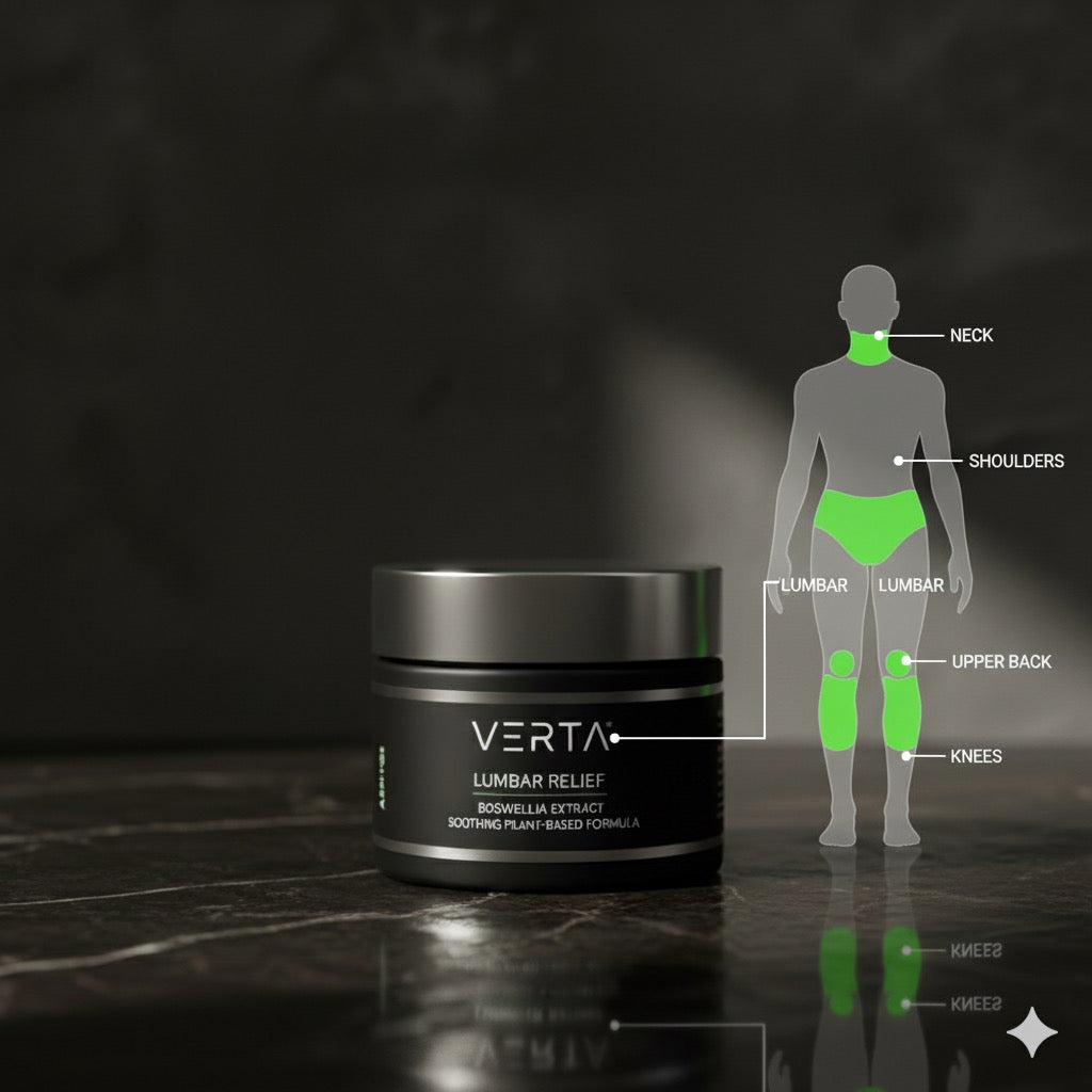 VERTA® LUMBAR RELIEF: Fast-Acting Joint & Back Pain Relief Cream